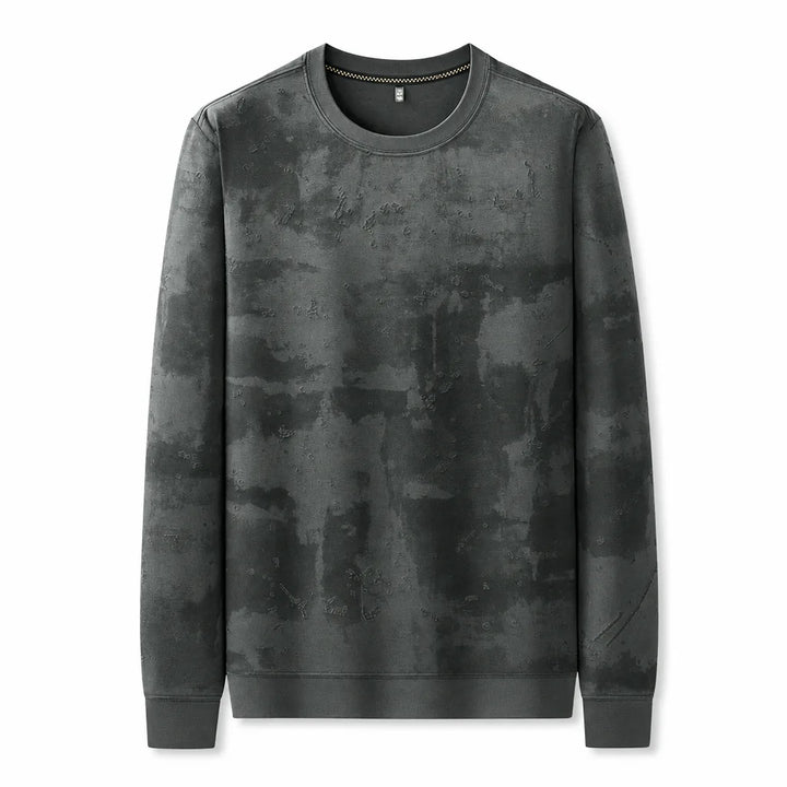 Jonas Printed Sweatshirt - Color:Gray;Size:L