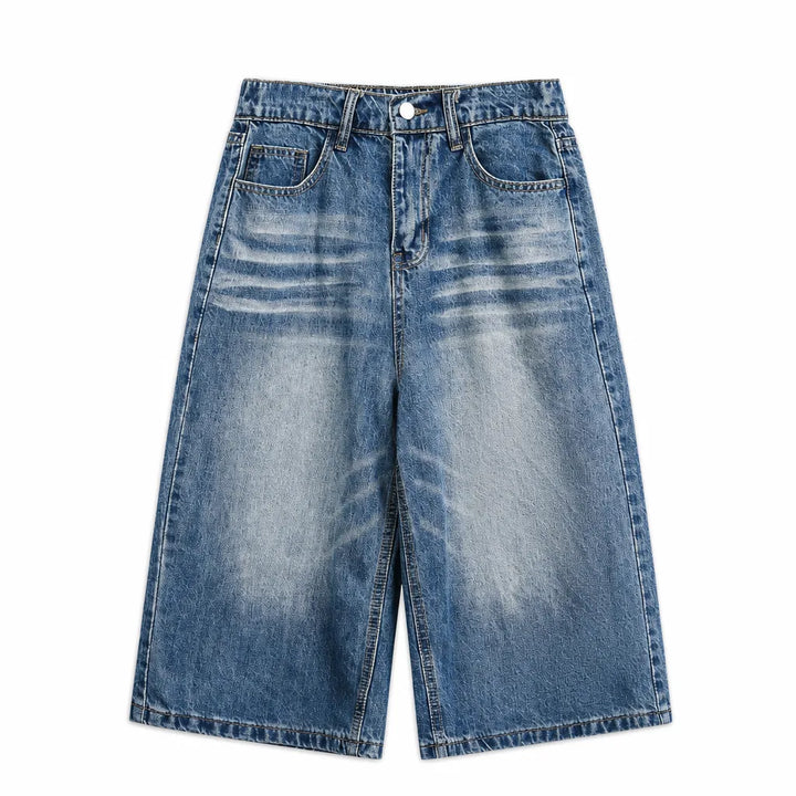 Josiah Denim Shorts - Color:Blue;Size:S