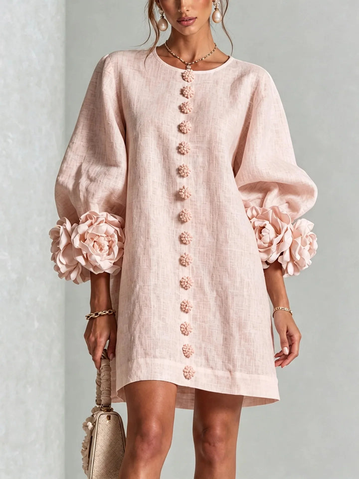 Juanita | Women's Cardigan Mini Dress  - Size:XS;Color:Pink