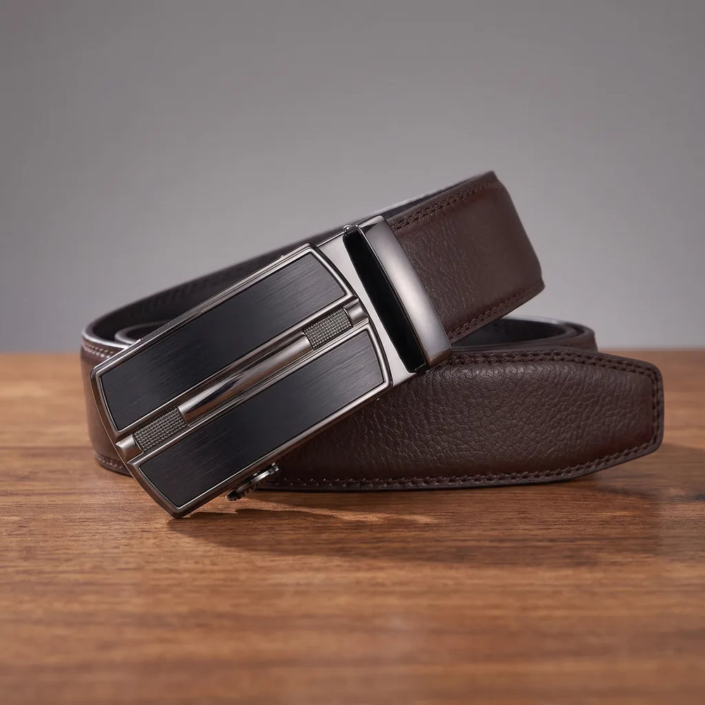Men's Brown Juliet Leather Ratchet Belt