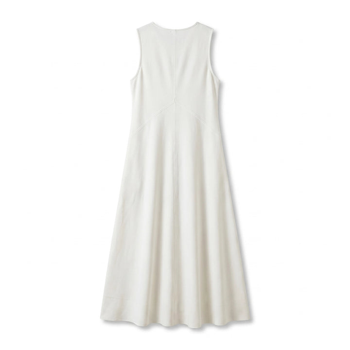 Julianna Tailored Summer Dress - Color:White;Size:XS
