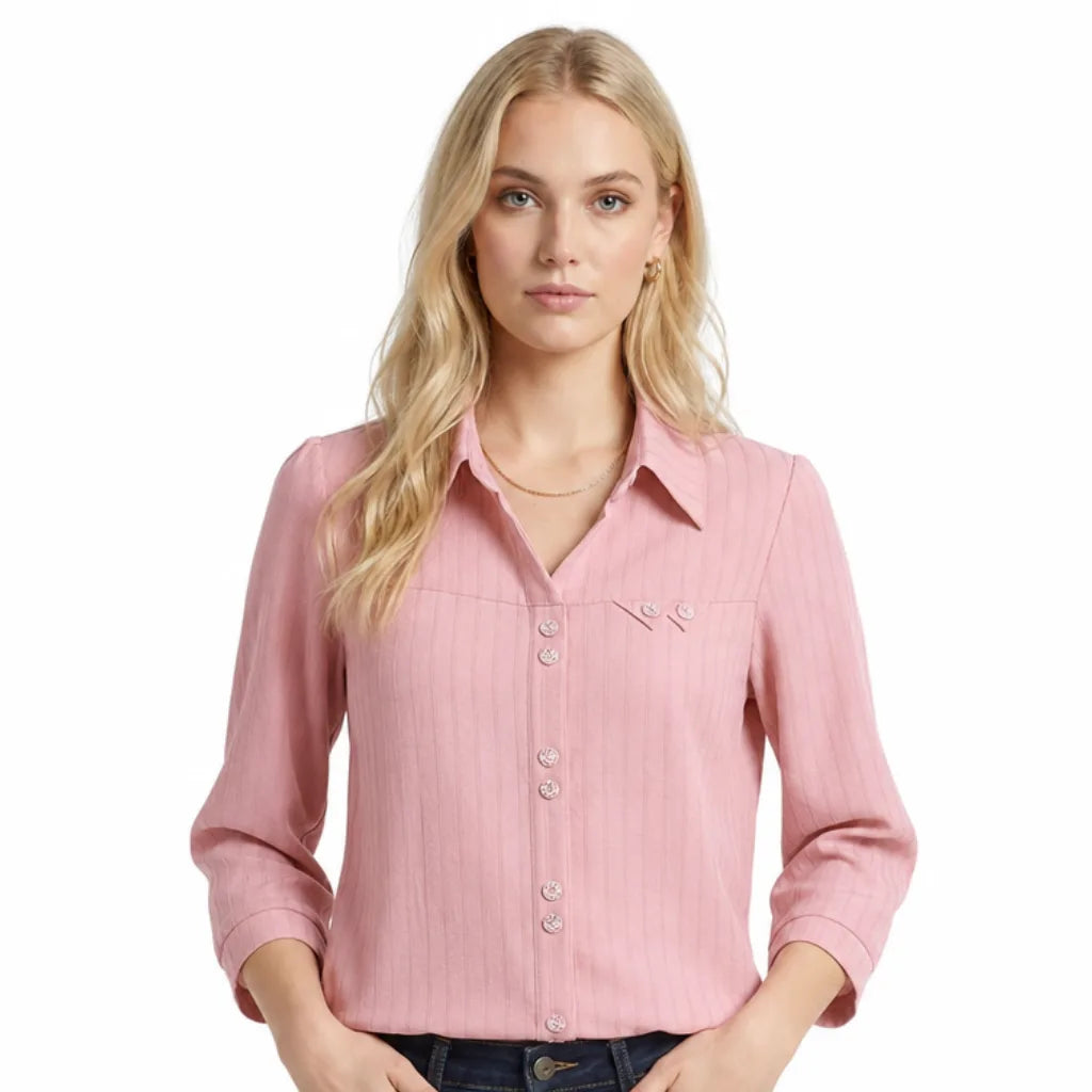 Women's Matilda Silk Striped Shirt