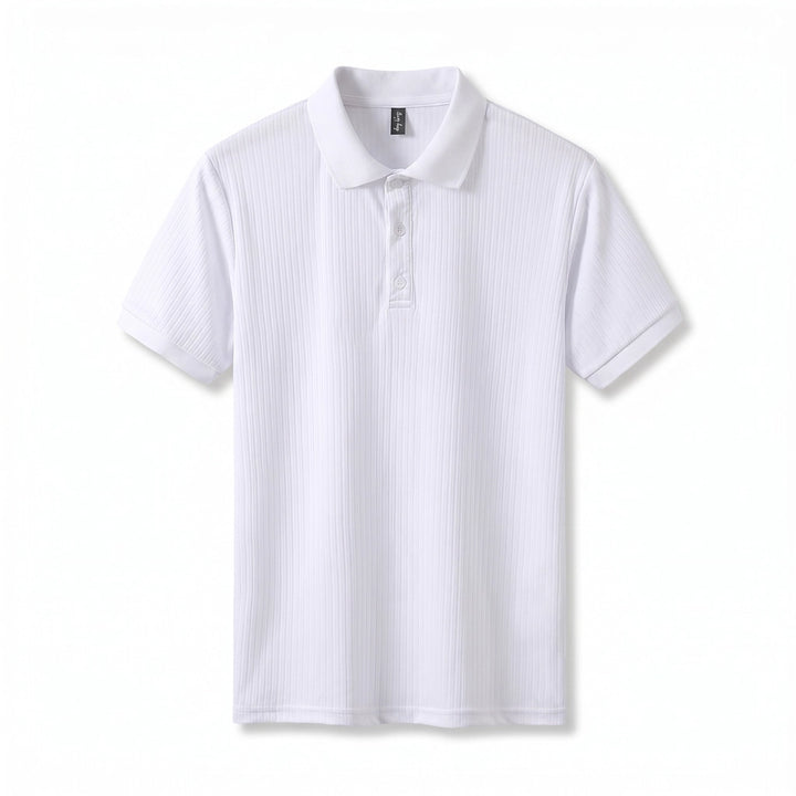 Kaden Knit Polo Shirt - Color:White;Size:S