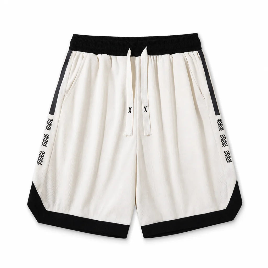 Kaiden Beach Shorts - Color:Beige;Size:M