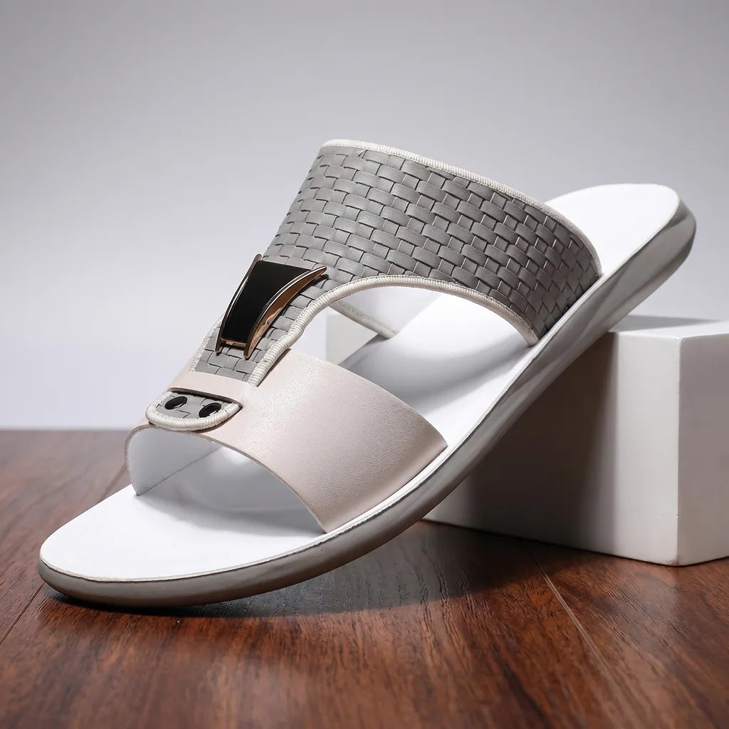Men's White Phillips Outdoor Slide Sandals