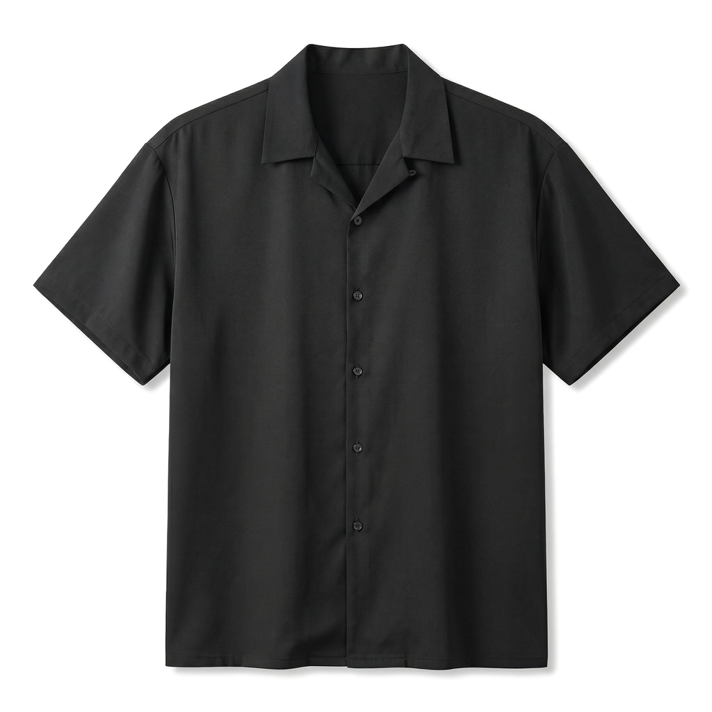 Kaito  Short Sleeve Shirt - Color:Black;Size:S