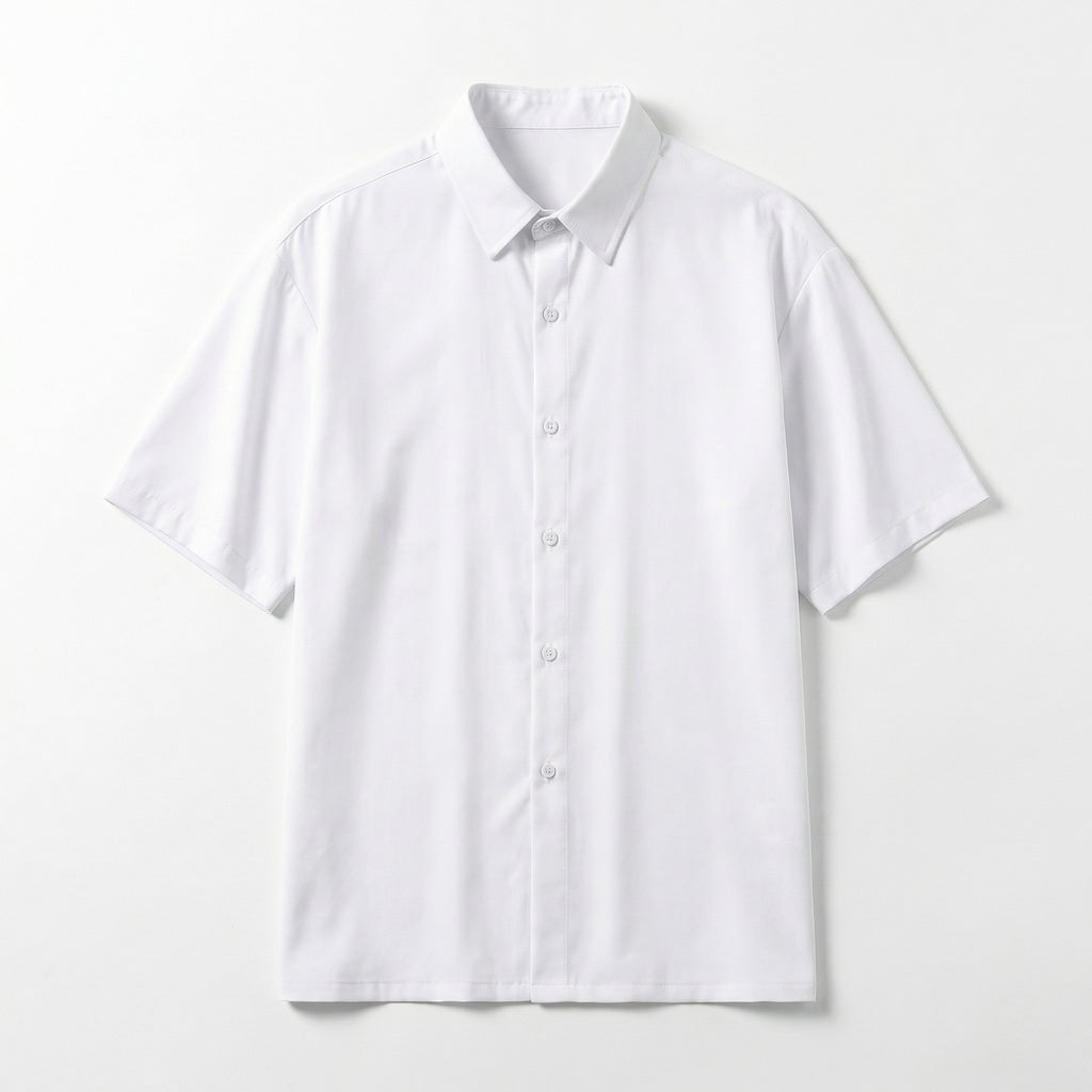 Kaito  Short Sleeve Shirt - Color:White;Size:S