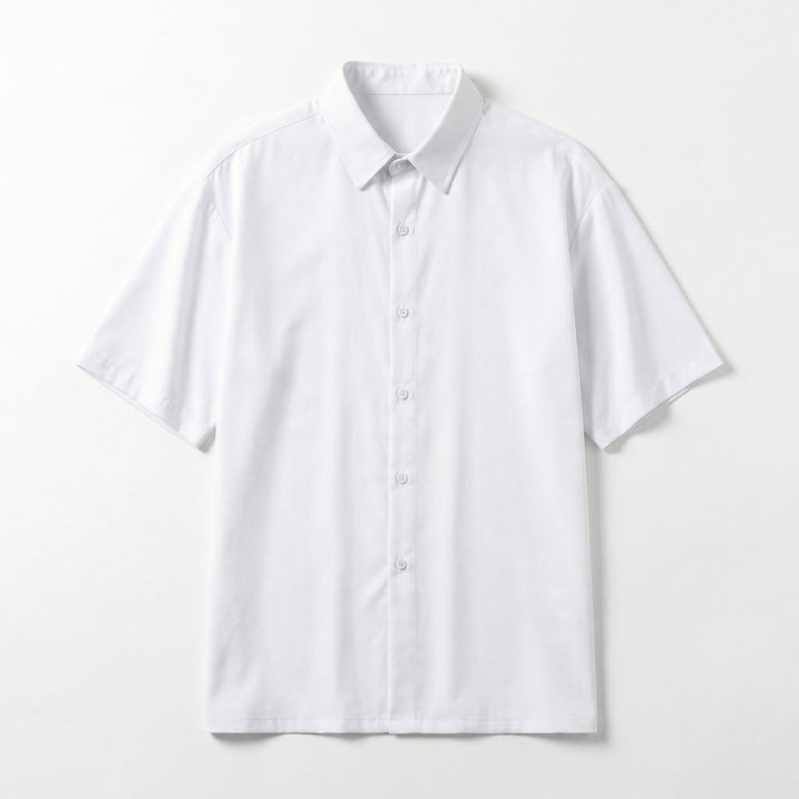 Kaito  Short Sleeve Shirt - Color:White;Size:S
