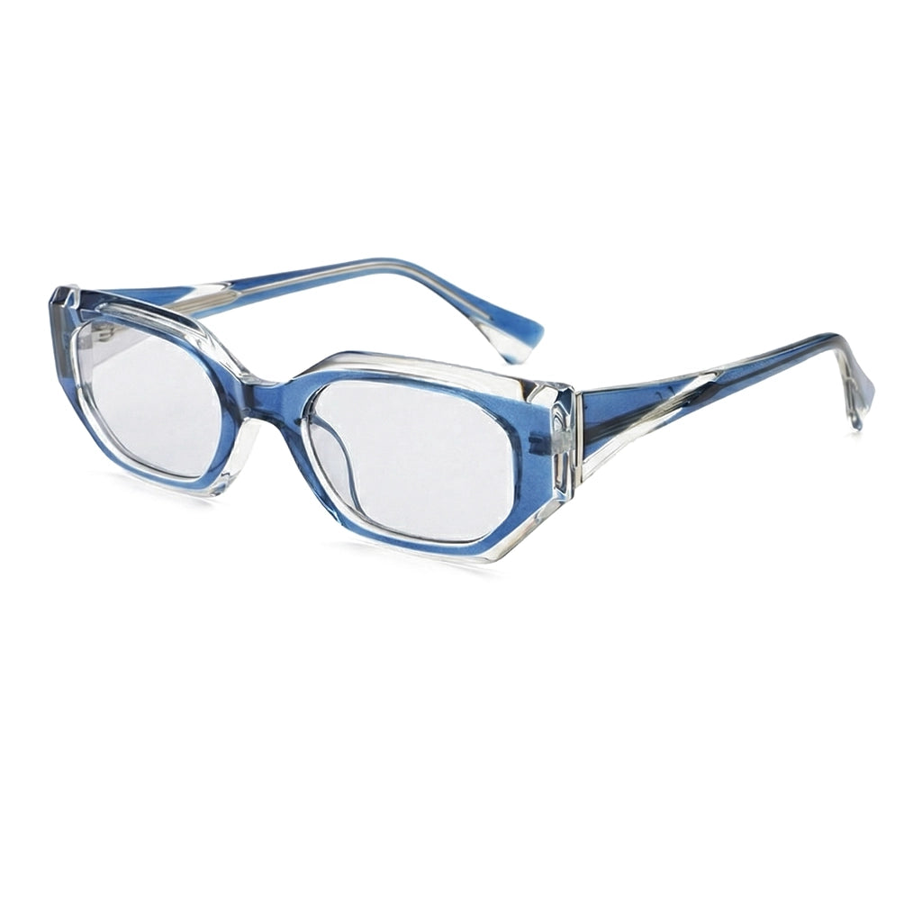Kane Geometric Shades - Color:Clear/Blue