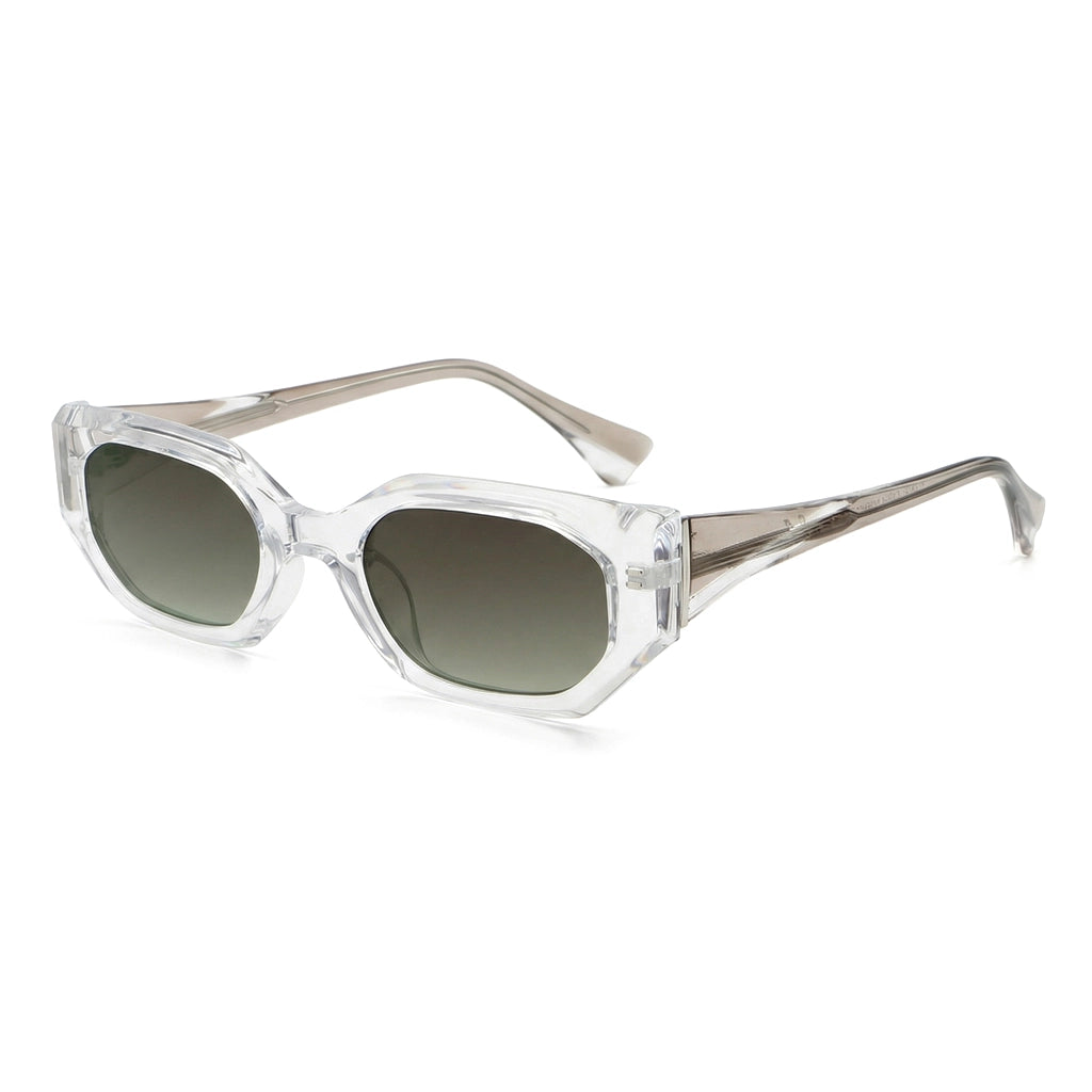 Kane Geometric Shades - Color:Clear/Gradient Gray