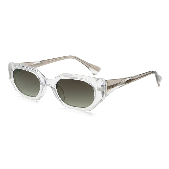 Kane Geometric Shades - Color:Clear/Gradient Gray