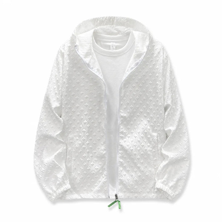 Keane Hooded Jacket - Color:White;Size:S