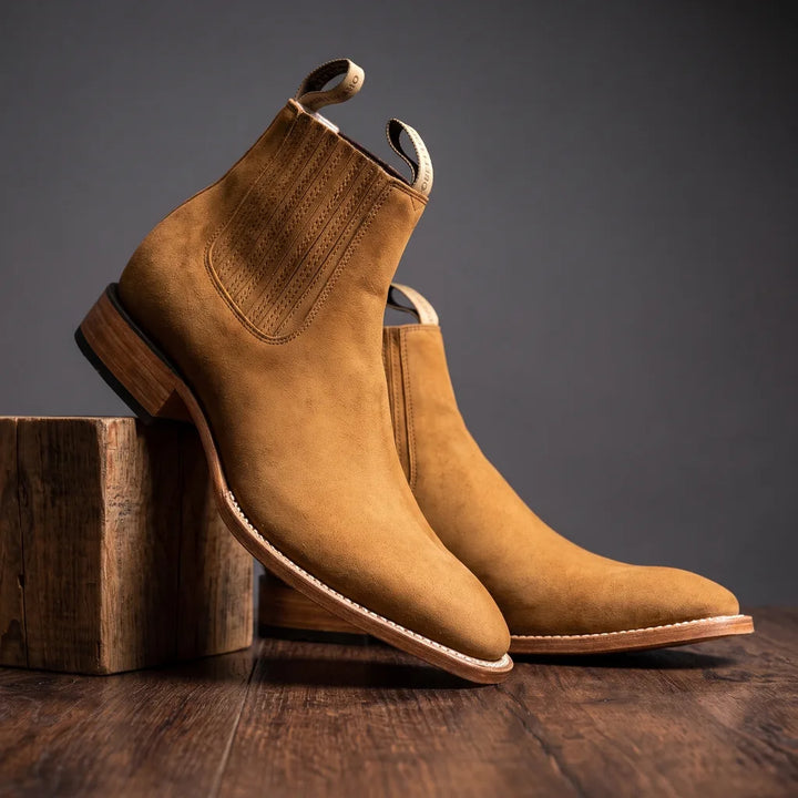 Men's Brown Keith  | Men's Western Chelsea Boots