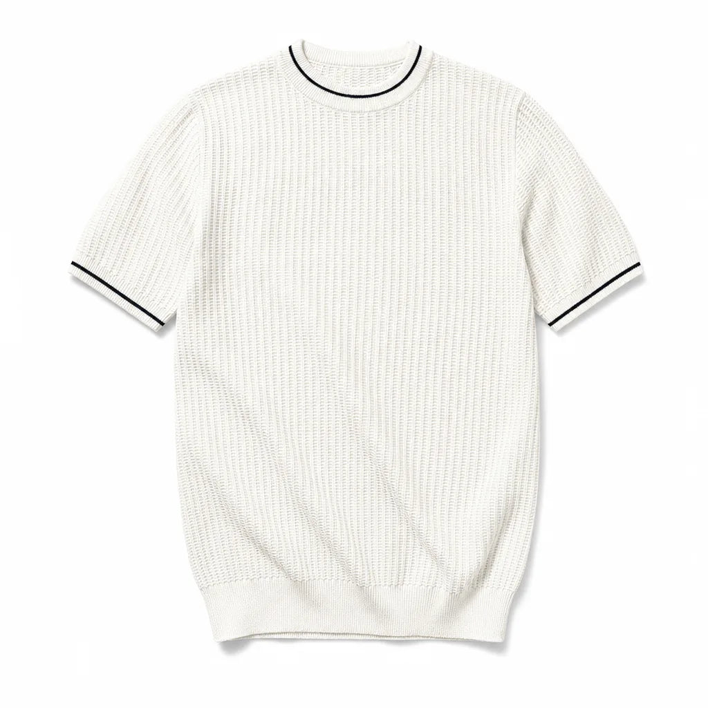 Keller Knit T-Shirt - Color:Beige;Size:S