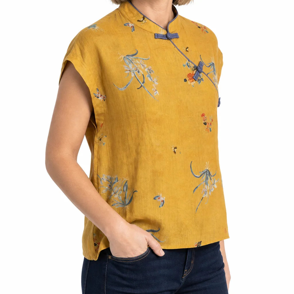 Women's Kendall Floral Cotton Blouse