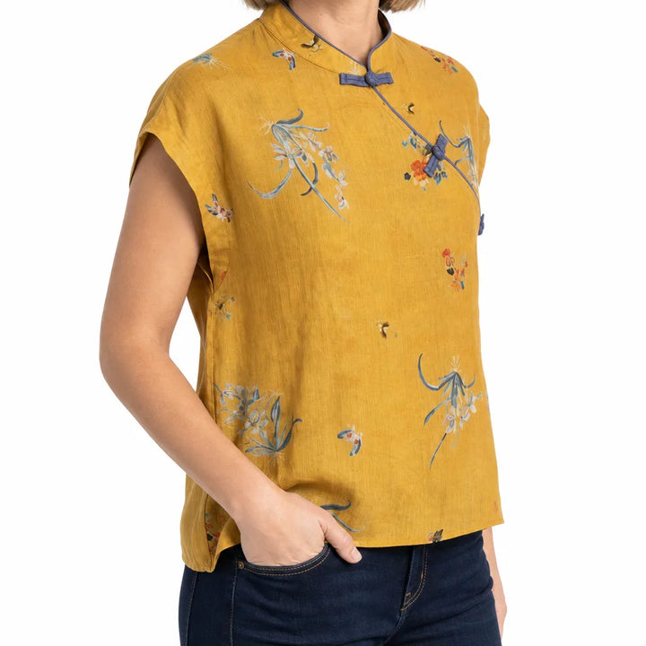 Women's Kendall Floral Cotton Blouse