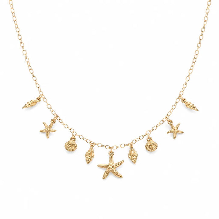 Women's Gold Kennard Shell Pendant Necklace