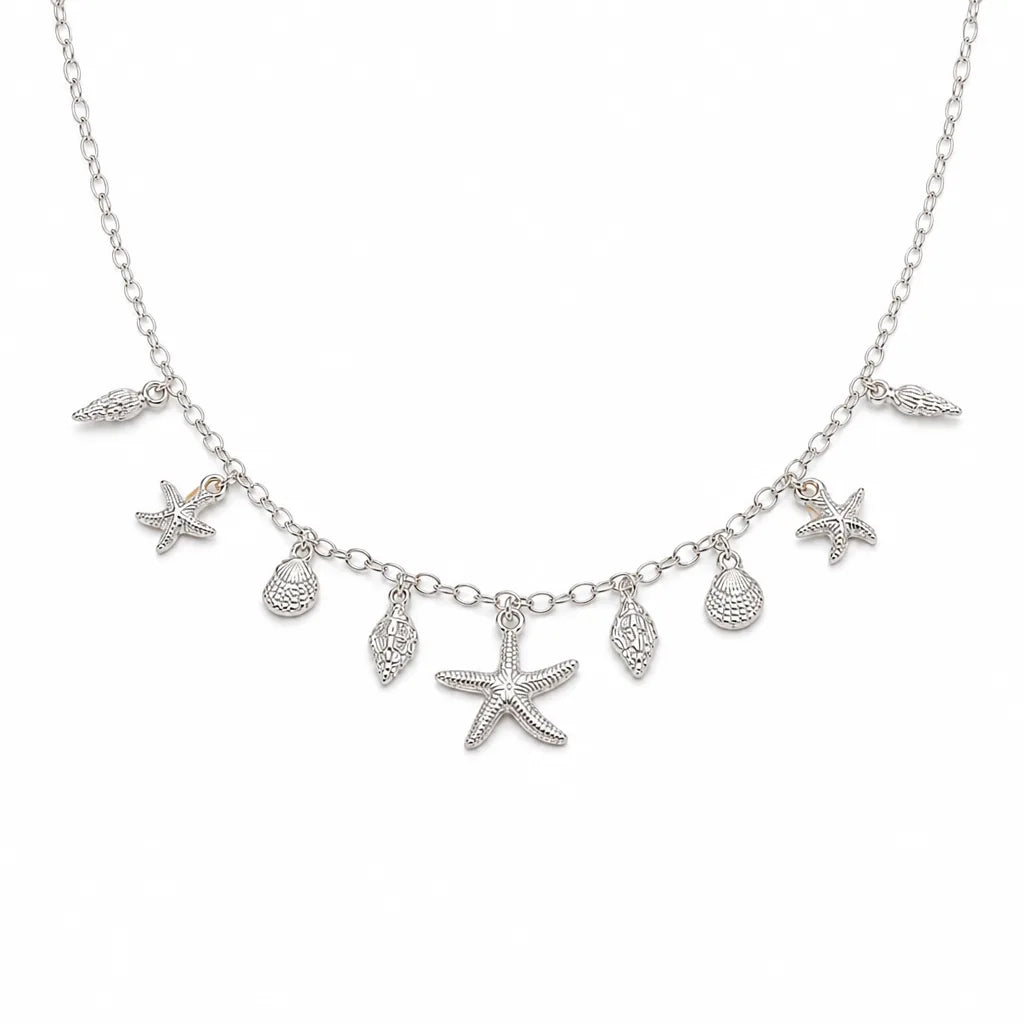 Women's Silver Kennard Shell Pendant Necklace
