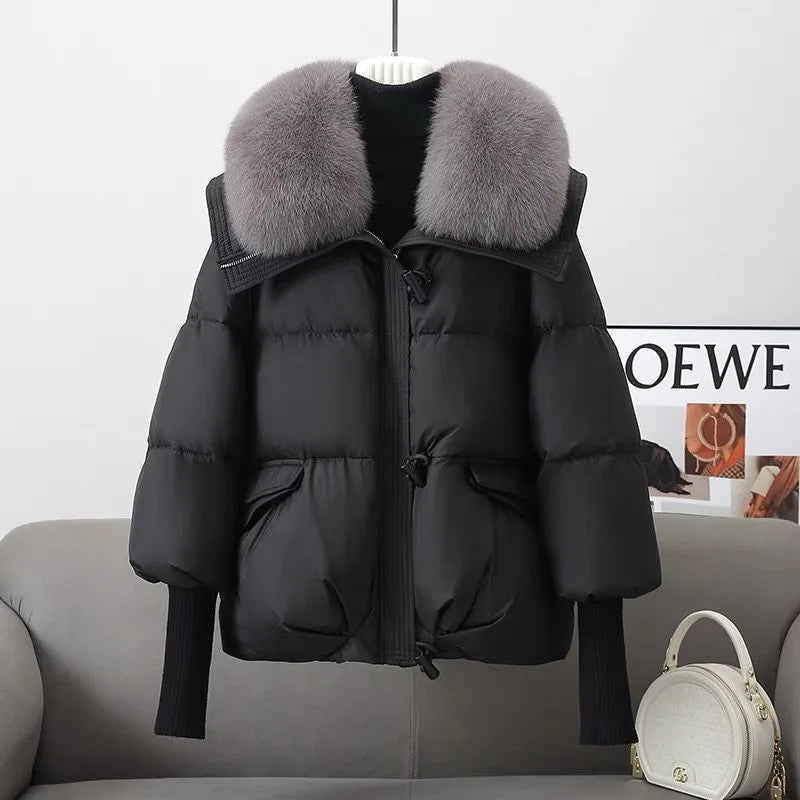 Kesley | Women's Puffer Winter Jacket - Black