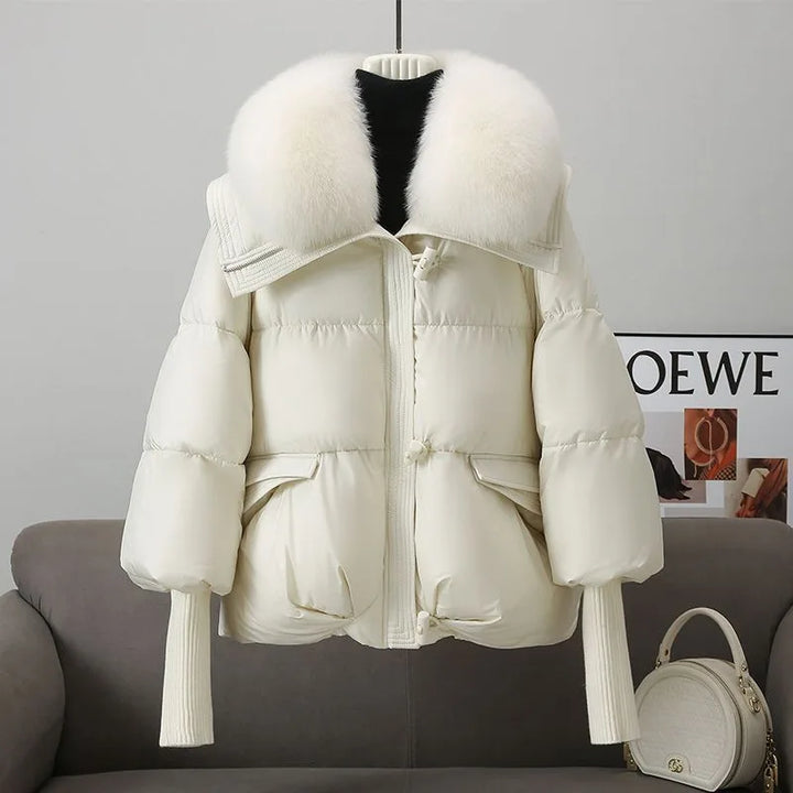Kesley | Women's Puffer Winter Jacket - White