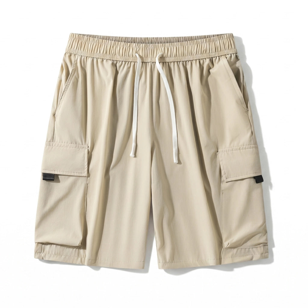 Ellison Cargo Shorts - Color:Khaki;Size:M