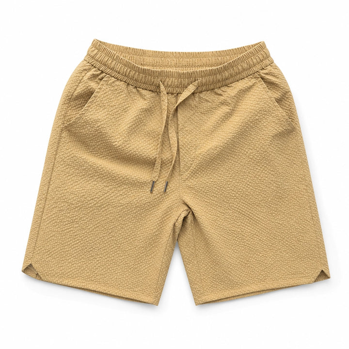 Nicolas Loose Fit Shorts - Color:Khaki;Size:S