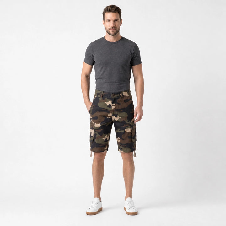Lipton Camo Cotton Cargo Shorts