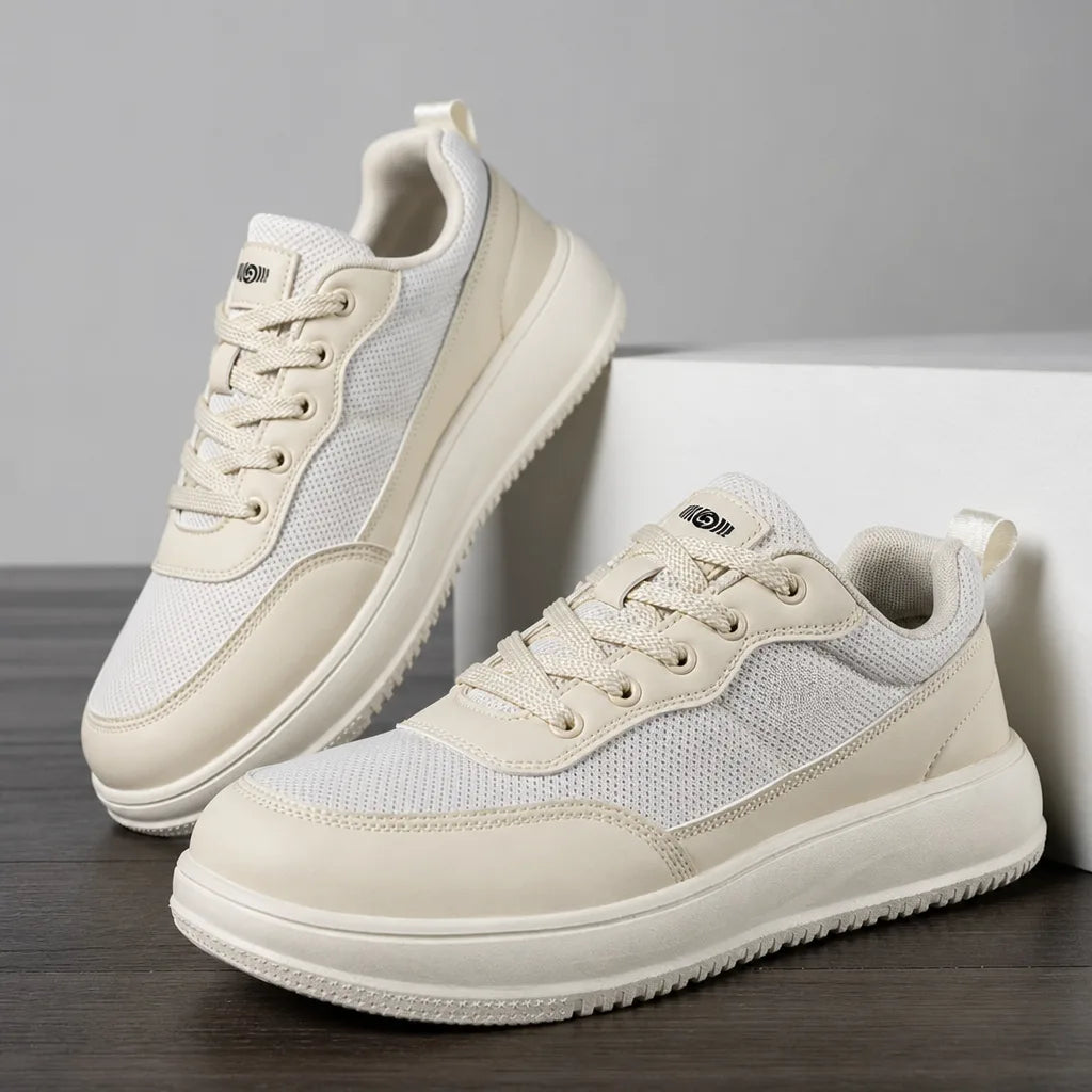 Khalid Mesh Sneakers - Color:Beige;Size:38