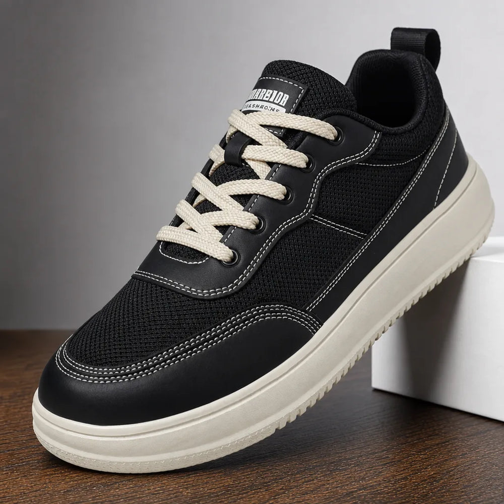 Men's Black Mabry Chunky Mesh Sneakers