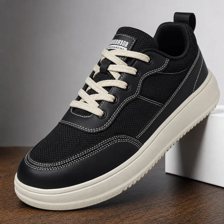 Men's Black Mabry Chunky Mesh Sneakers