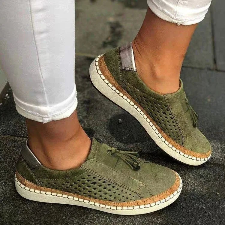 Kilmer | Women's Orthopedic Comfort Shoes - Color:Green;Size:35