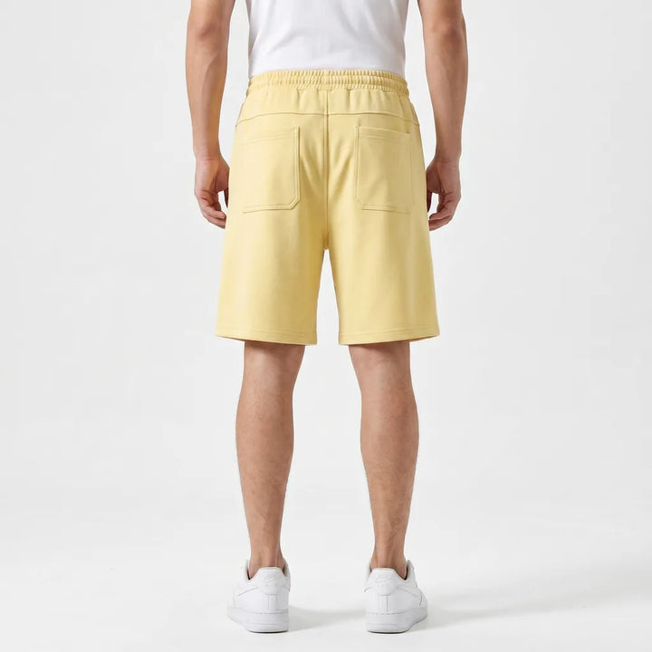 Yellow Reynolds Cotton Cargo Shorts 4