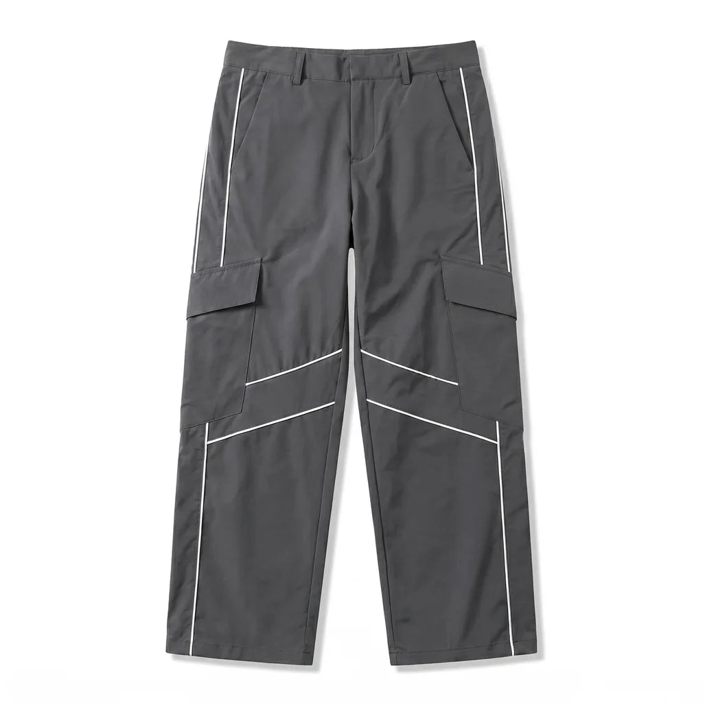 Kody Cargo Pants - Color:Gray;Size:4XL