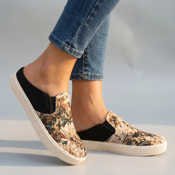 Krystal Knit Mules - Color:Black;Size:39