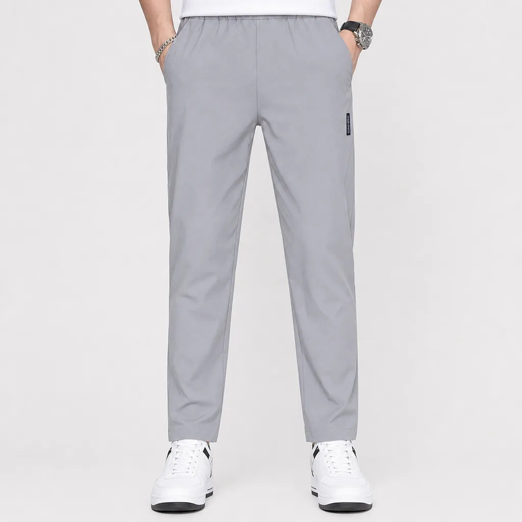 Lachlan | Men's Fall Straight leg Sweatpants - Color:Gray;Size:S