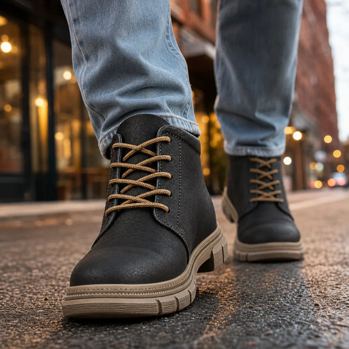 Men's Black Lachlan Ankle Lace Boots