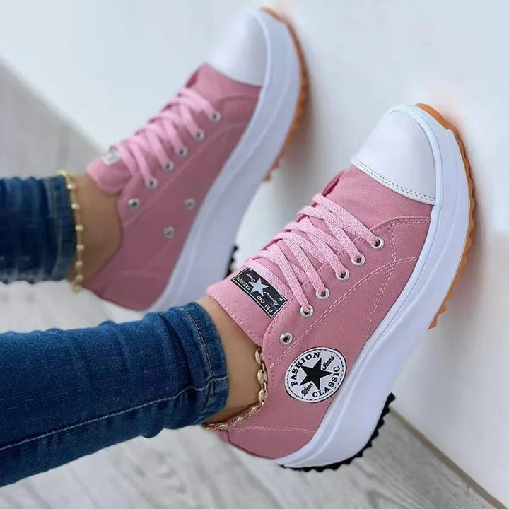 Landry | Women's Orthopedic Sneakers - Color:Pink;Size:35