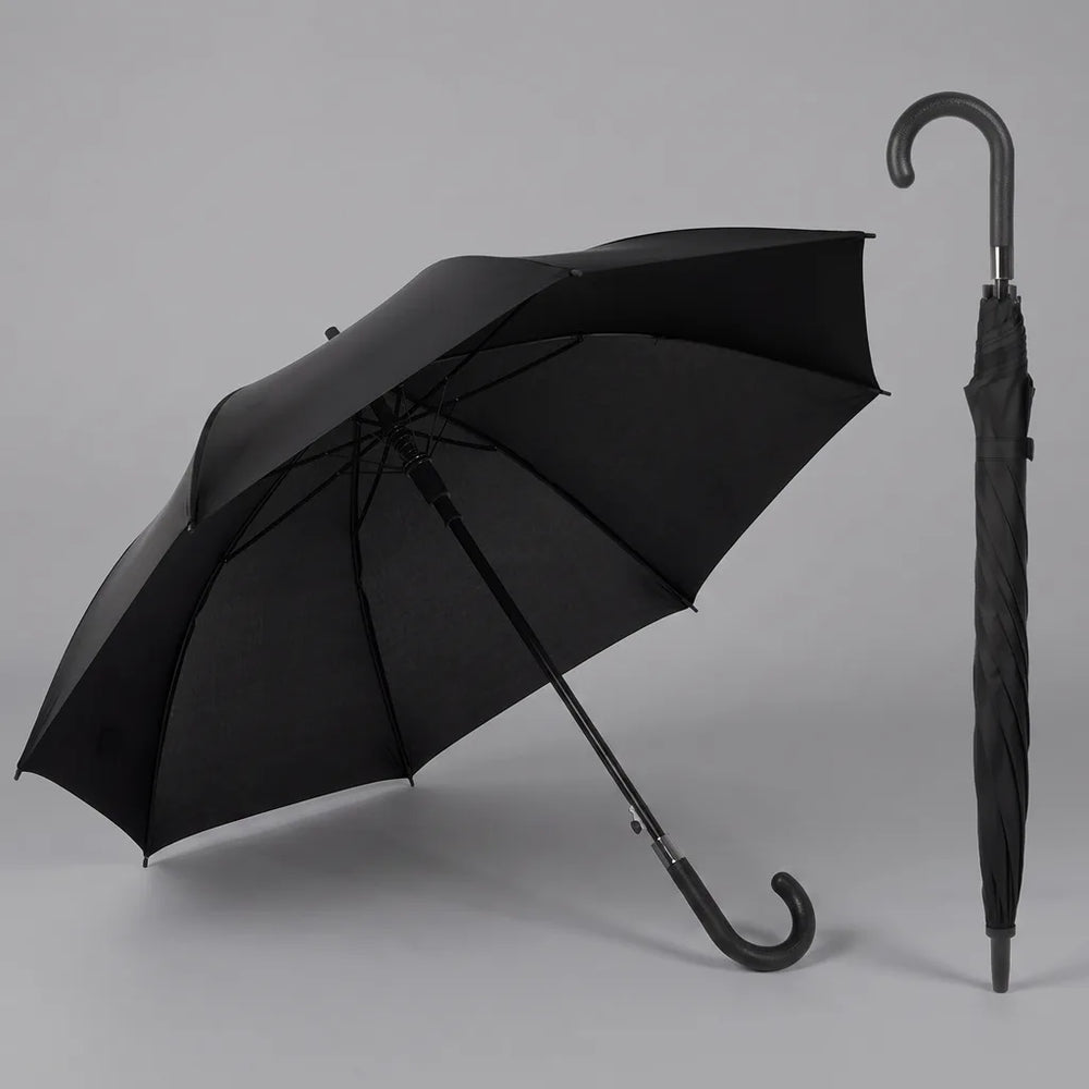 Lauren | Large Outdoor Umbrella - Color:Black;Size:23 in