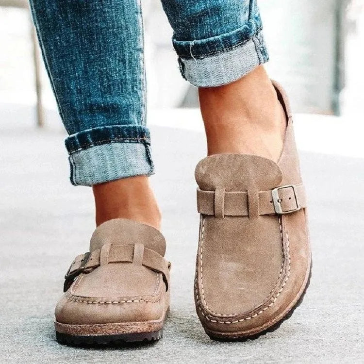 Lauren | Women's Stylish Orthopedic Shoes  - Color:Beige;Size:35