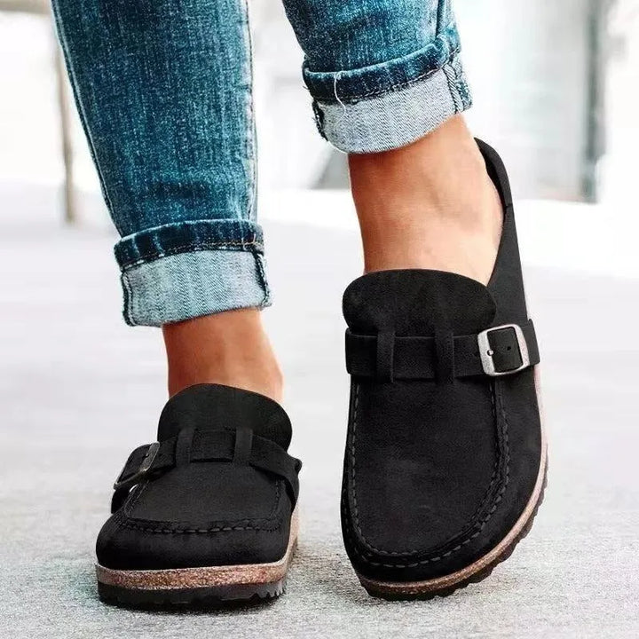Lauren | Women's Stylish Orthopedic Shoes  - Color:Black;Size:35