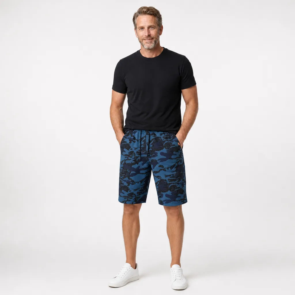 Faraday 3D Print Beach Shorts