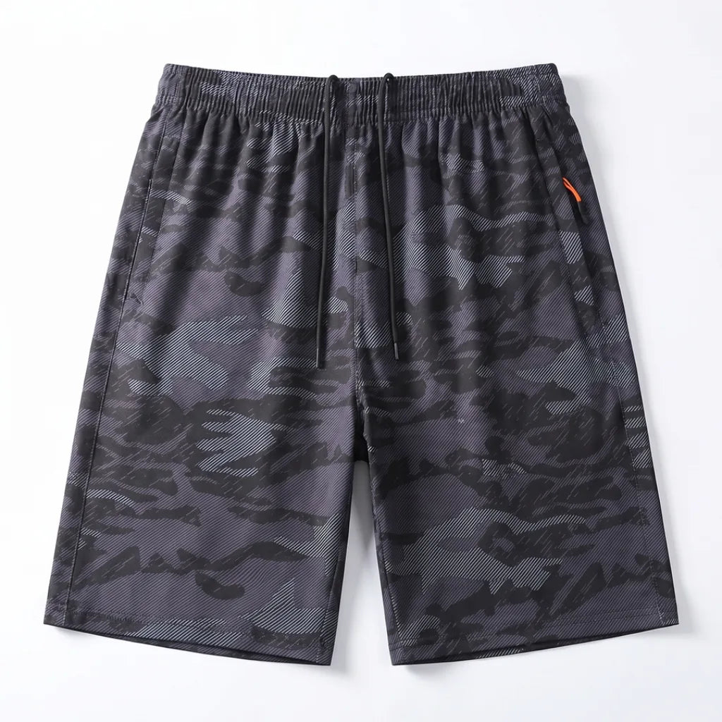 Laurence Camo Swim Shorts - Color:Purple;Size:S