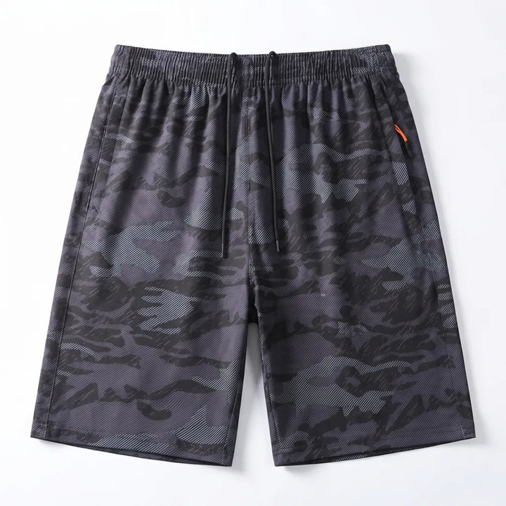 Laurence Camo Swim Shorts - Color:Purple;Size:S