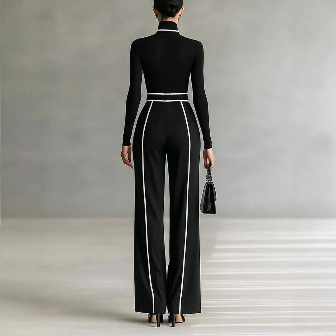 Women's Laurent | Women's High-Neck Top and Wide-Leg Pants Set