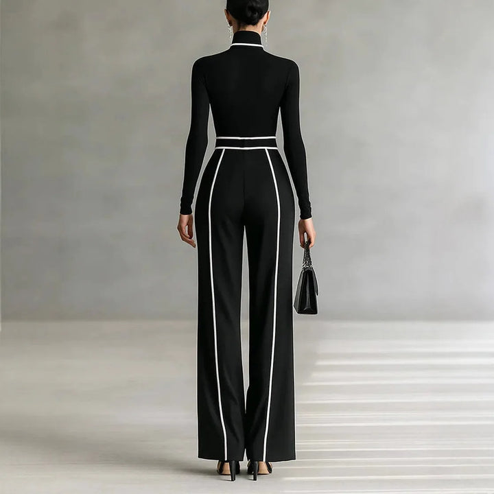 Women's Laurent | Women's High-Neck Top and Wide-Leg Pants Set