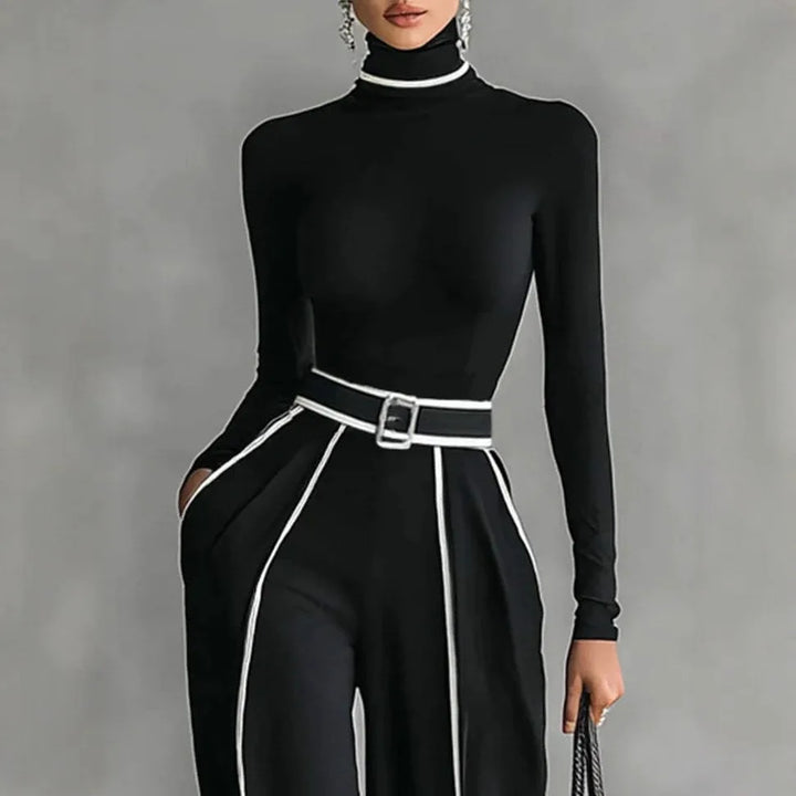 Women's Laurent | Women's High-Neck Top and Wide-Leg Pants Set