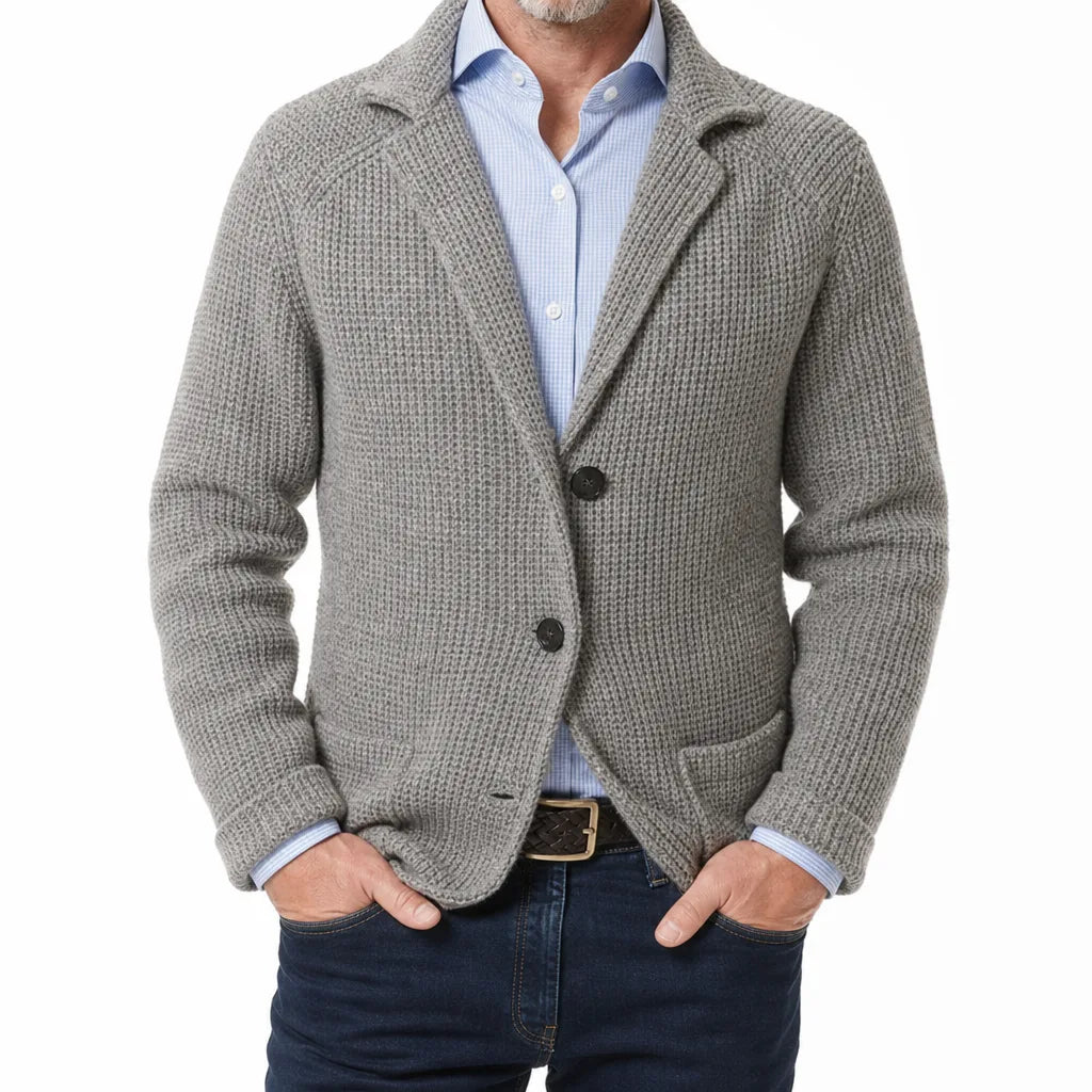 Lawrence Patch Pocket Blazer - Color:Gray;Size:XS