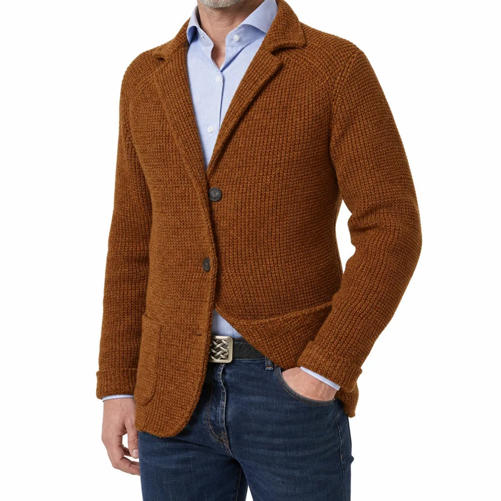 Women's Brown Zara Knit Blazer