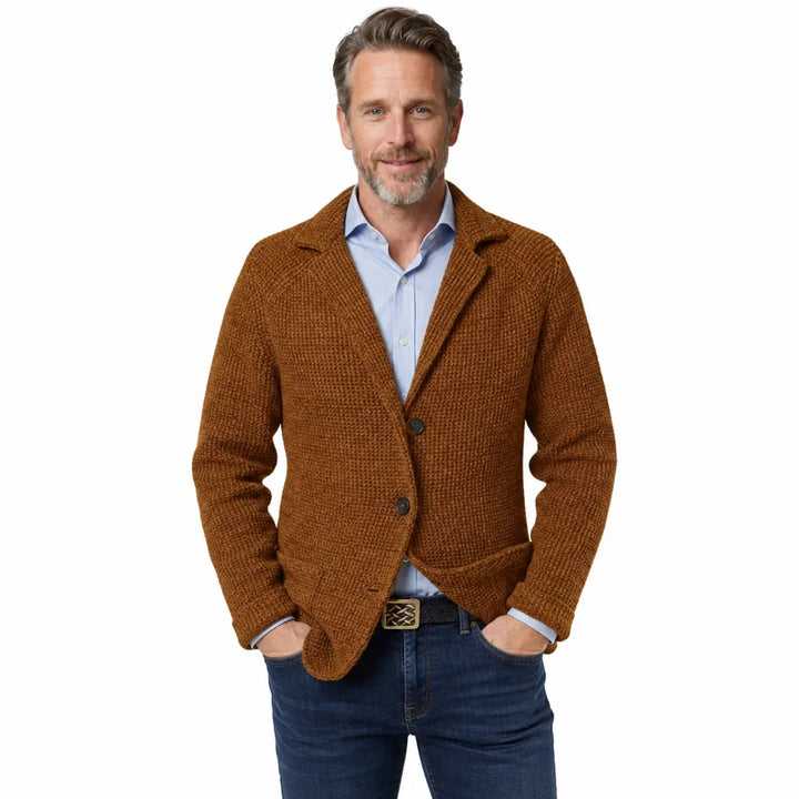 Women's Brown Zara Knit Blazer