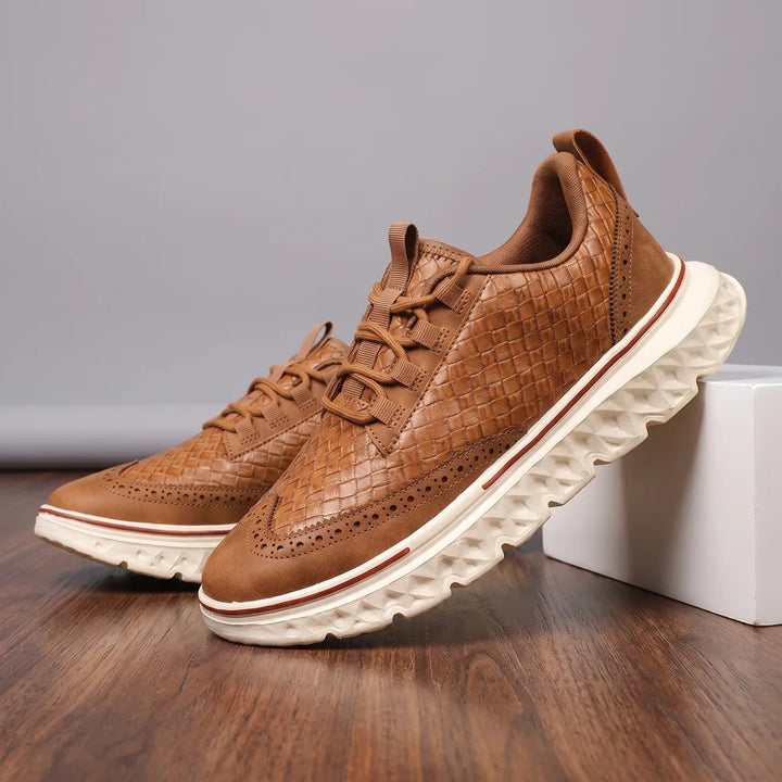 Lawson Orthopedic Sneakers - Color:Brown;Size:39
